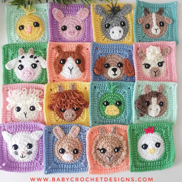 Farmyard Granny Squares
