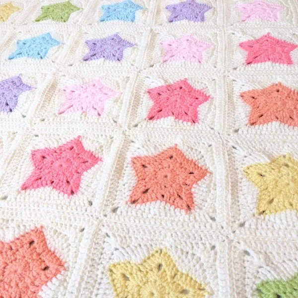 Rainbow Of Stars Blanket