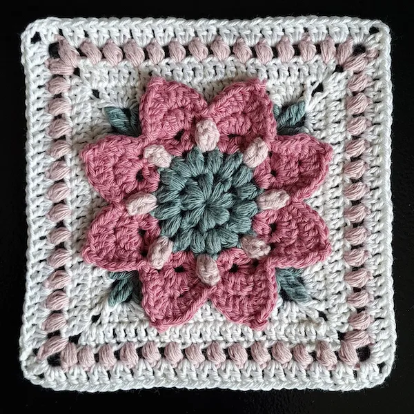 Square Pop Floral Motif