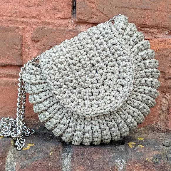 Shell Stitch Crossbody Bag