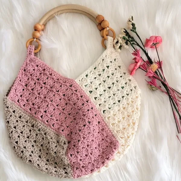 Patchwork Ring-Handle Tote