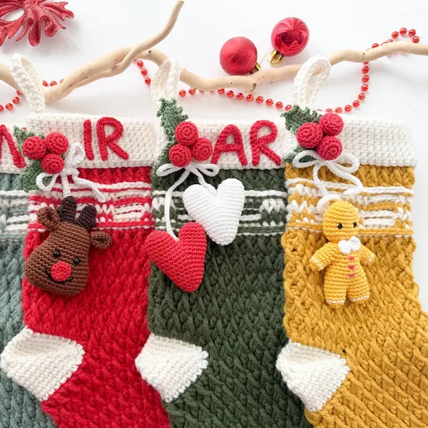 Personalized Color-Block Stocking