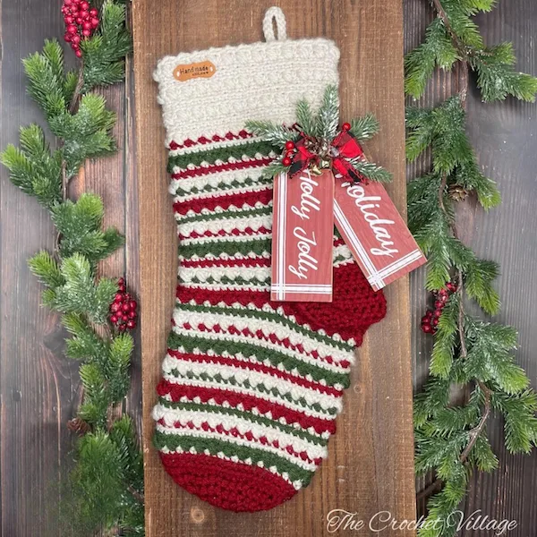 Jolly Stripe Stocking