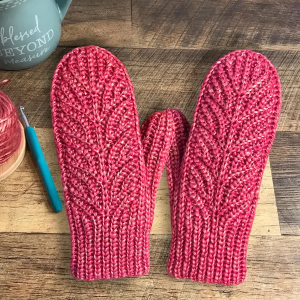 Frost Crochet Mittens