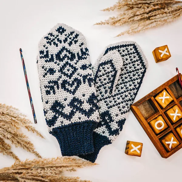 Traditional Fair Isle Mittens